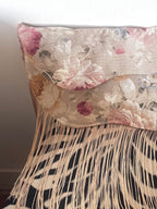 Bolso de Mano Floral Luisa con Flecos
